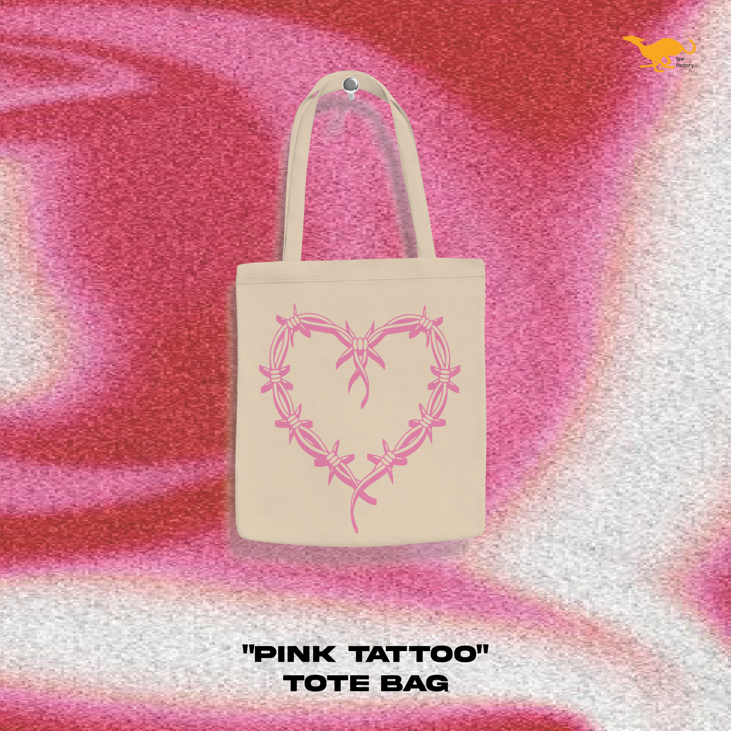 Pink Tattoo Totebag