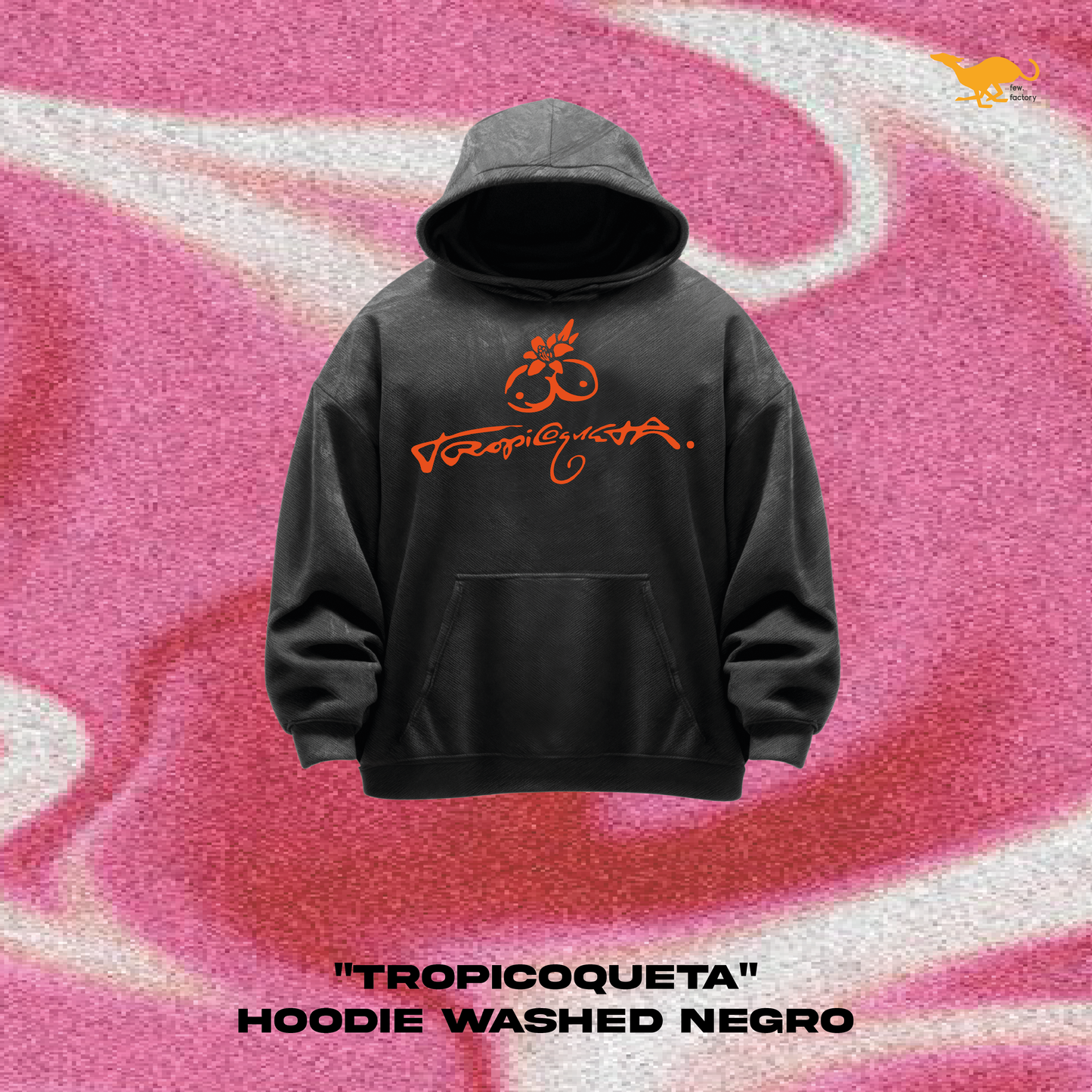 Tropicoqueta Washed Hoodie