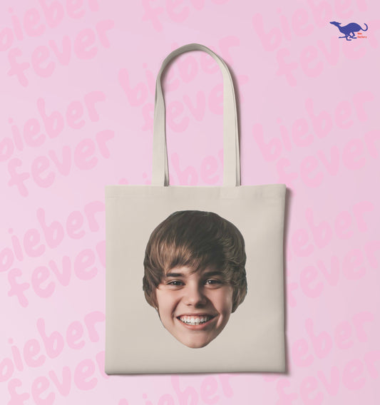 HAPPY JUSTIN totebag